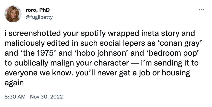 spotify wrapped meme