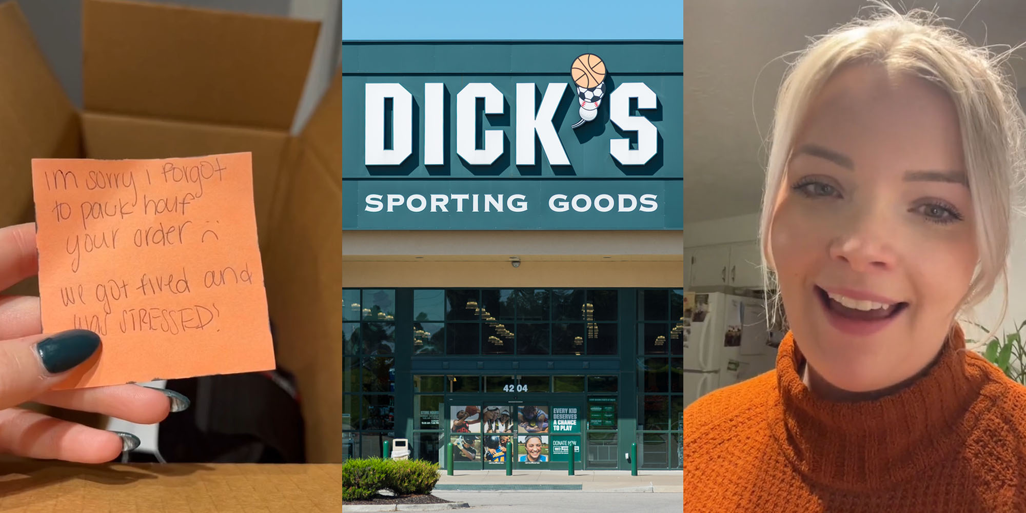 Dick's Sporting Goods Worker Gets Fired, Leaves Note For Customer