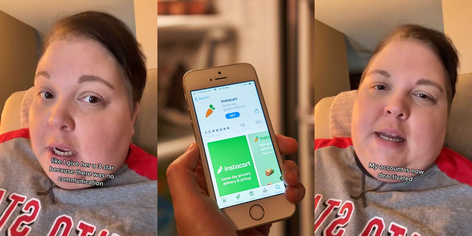 Customer Says Instacart Deactivated Account For Rating 3Stars