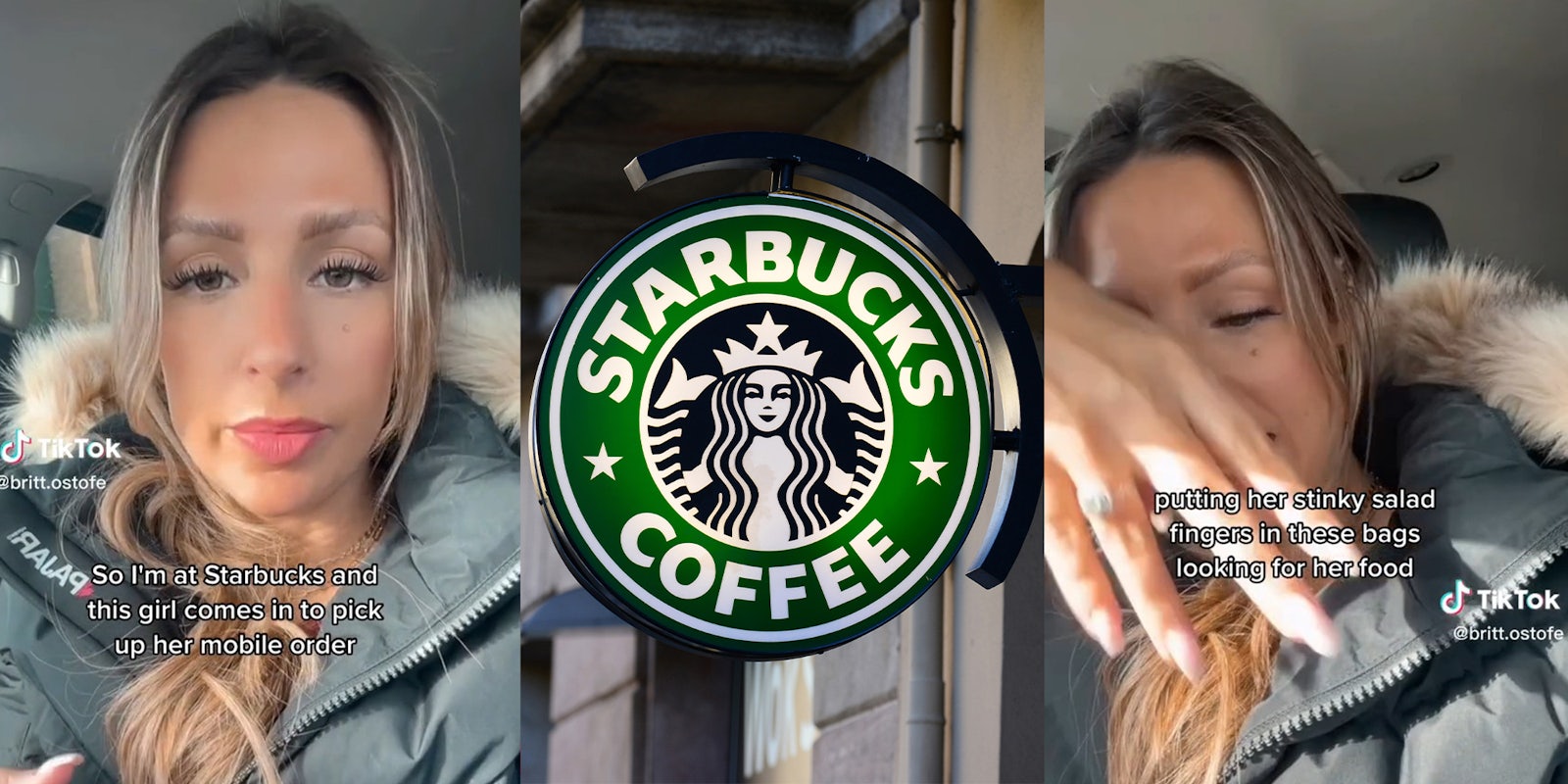 Starbucks customer calls out woman who rifled through other people's orders looking for mobile order