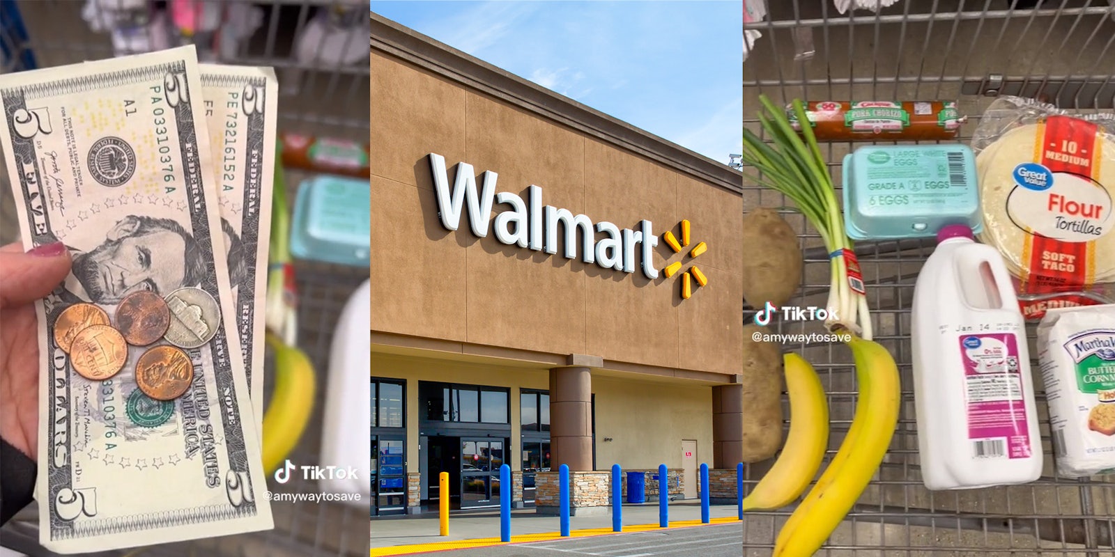 Walmart shopper buys same exact groceries 2 years later—and spends 50% more