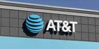 AT&T logo on building