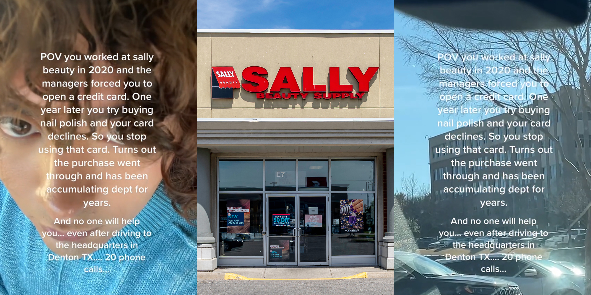 Worker Says They Were Forced To Open Sally Beauty Credit Card   Sally Beauty Card Tiktok 