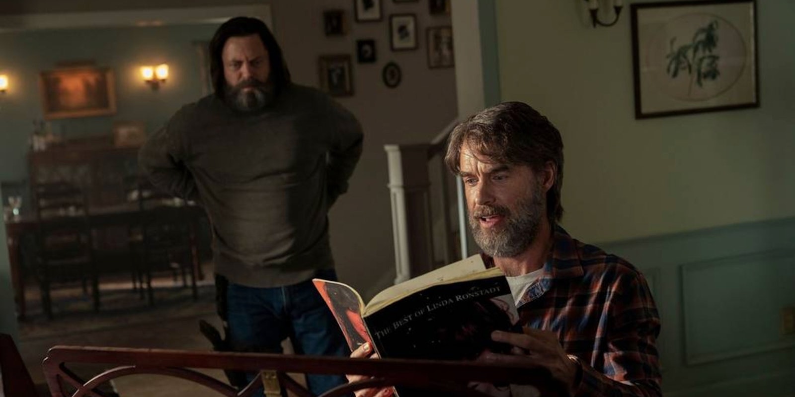 nick offerman (left) and murray bartlett (right) in the last of us