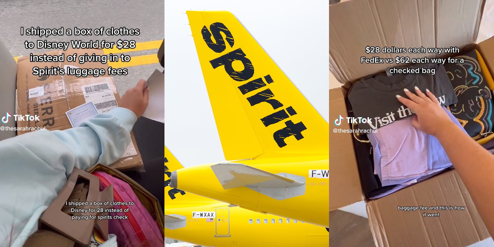 Woman ships luggage for $28 instead of paying Spirit Airlines baggage fee