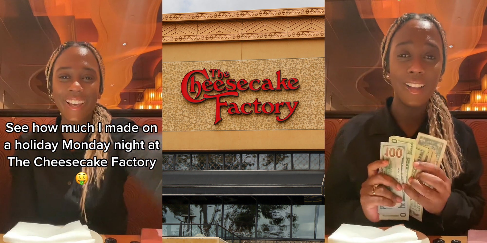 Cheesecake Factory Worker Shares How Much She Makes in a Day