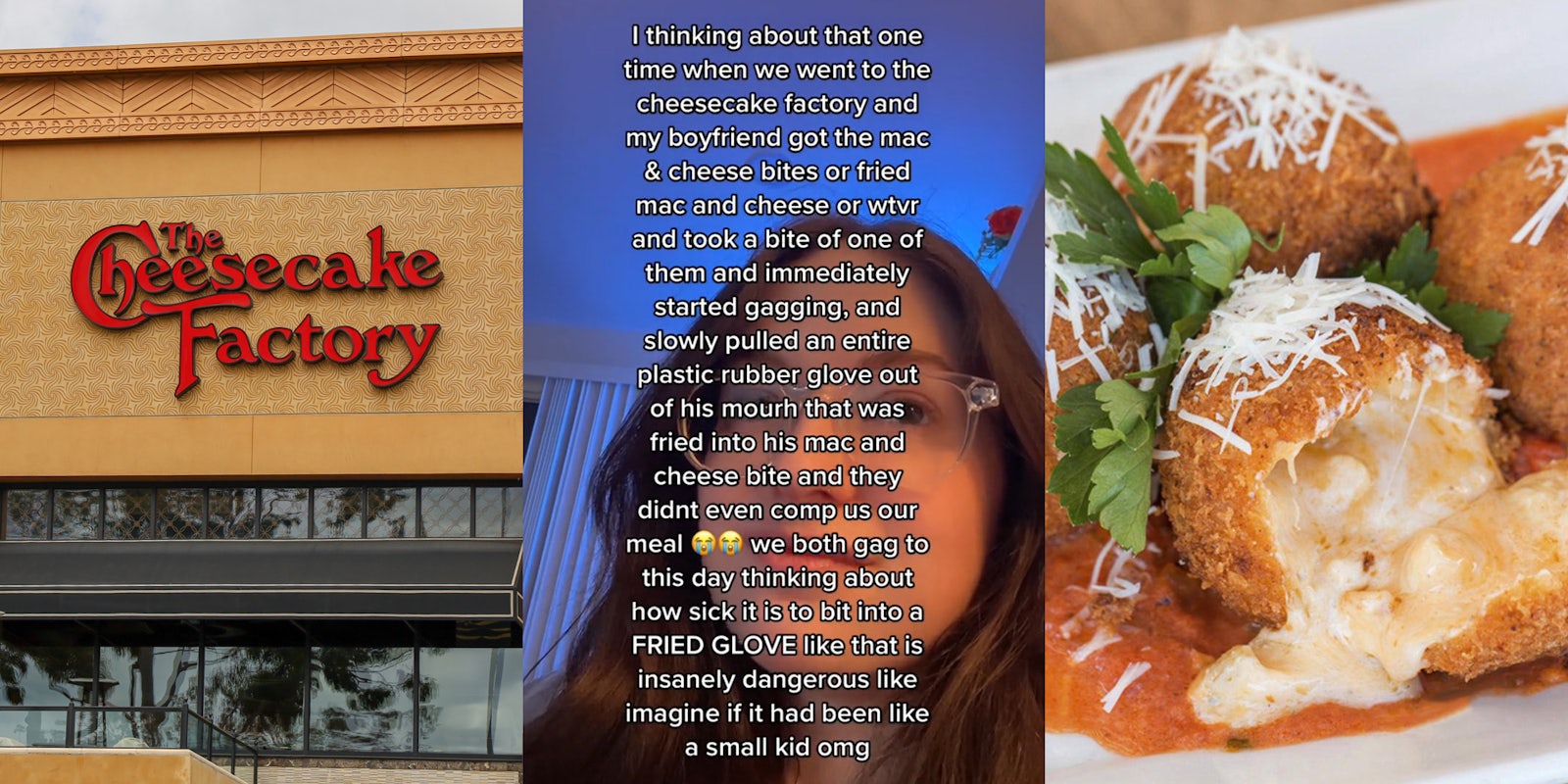 Diner Says She Found Rubber Glove In Cheesecake Factory Meal diner-says-she-found-rubber-glove-in-cheesecake-factory-meal