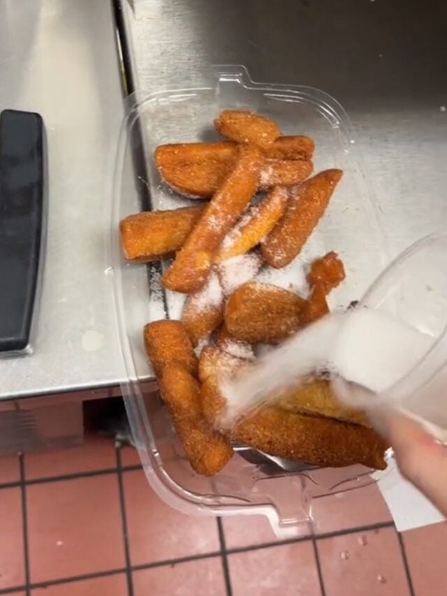 McDonald’s Worker Makes ‘Churros’ At Work