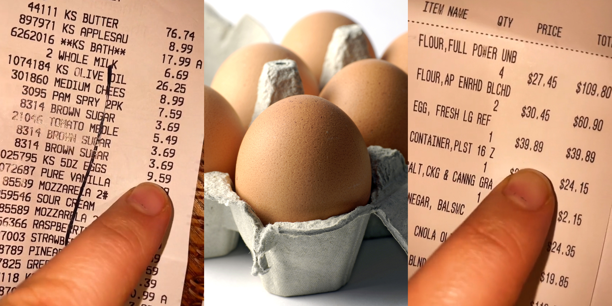 Customer Receipts Show 4x Rise In Egg Prices From 2022 To 2023   Eggflation  