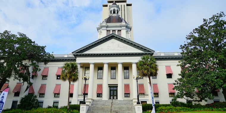 Florida state building in Tallahassee, Florida, USA