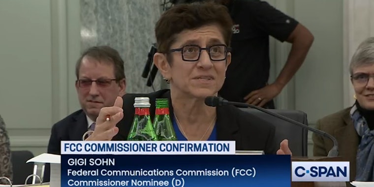 GiGi Sohn speaking at Federal Communications Commission Commissioner Confirmation Hearing