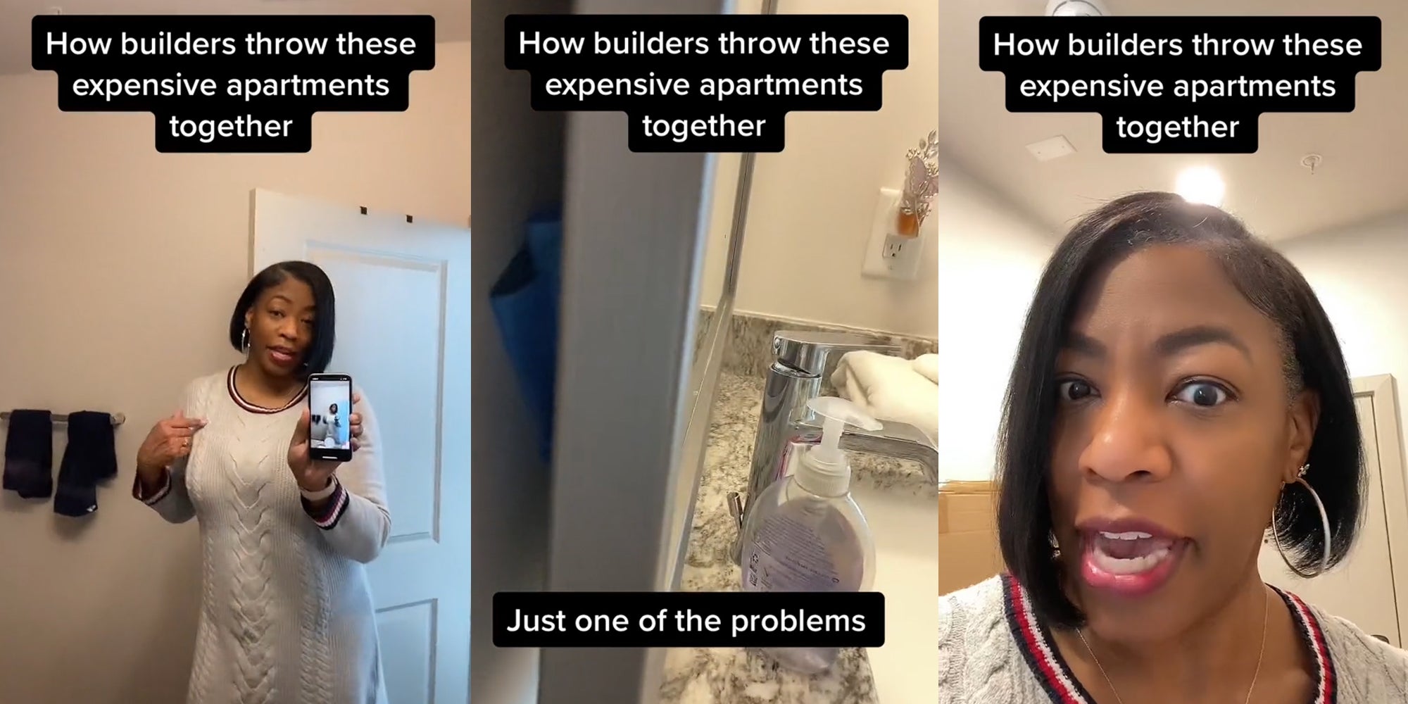 Woman Finds out Mirror in Apartment Is Hung With Painter’s Tape