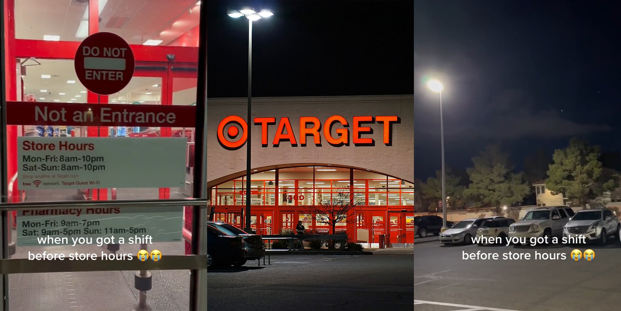 Target Worker Says She's Always Stuck Outside Before Shift