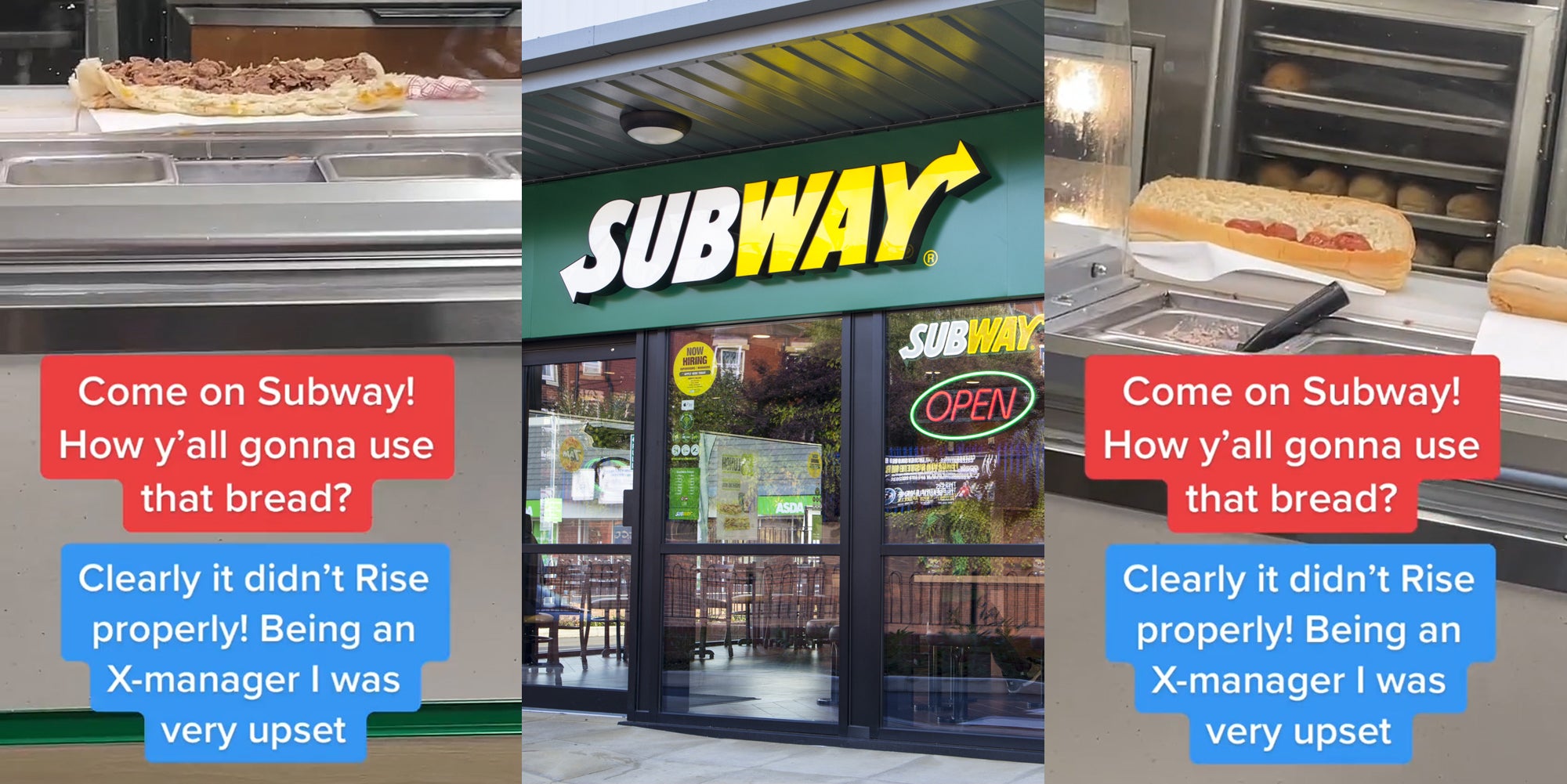 Customer Calls Out Subway for Using Bread That Didn't Rise Well