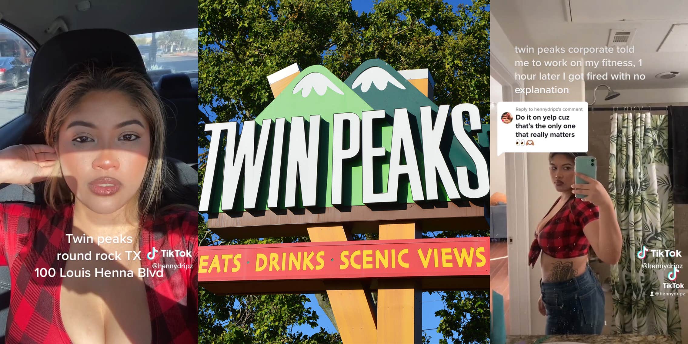 Twin Peaks Worker Fired, Told to 'Work on Her Fitness' Twin Peaks Worker Fired, Told to 'Work on Her Fitness'