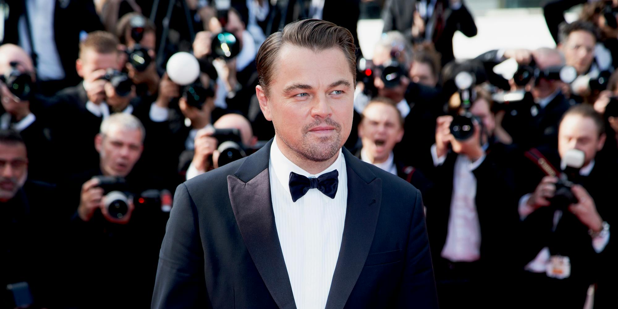 leonardo dicaprio at the cannes film festival