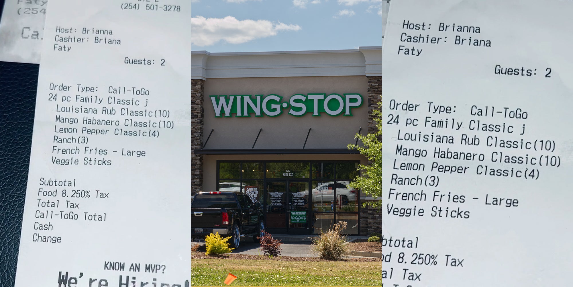 Wingstop Customer Says Worker Wrote 'Faty' On His Order