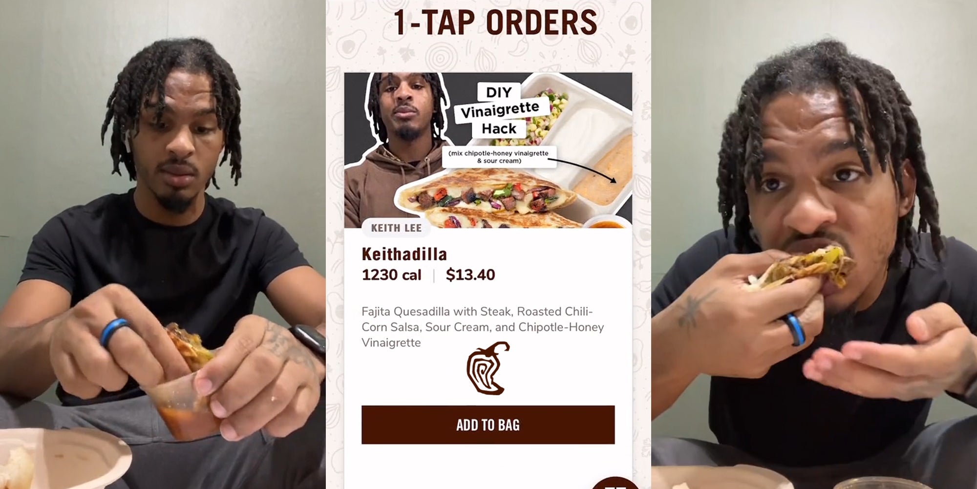 Chipotle's New 'Keithadilla,' Based on Viral Hack, Sparks Debate
