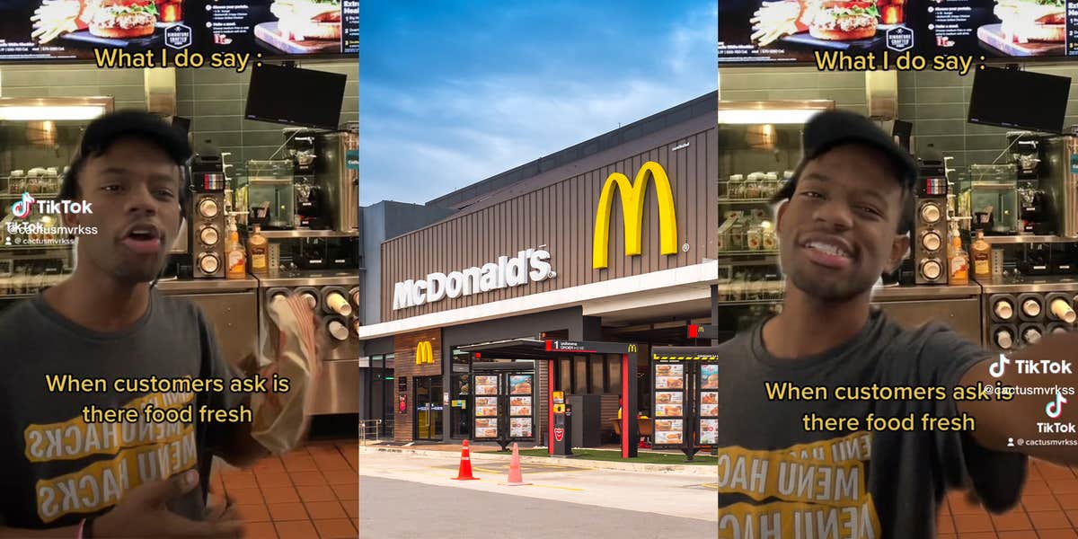 Fast-food worker shares what it feels like when customers ask for 'fresh' food