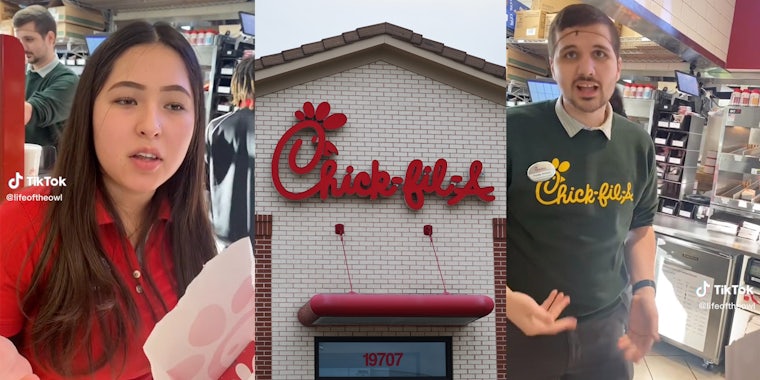 Uber Eats driver says Chick-fil-A refused to give him a plastic bag for his disabled customer
