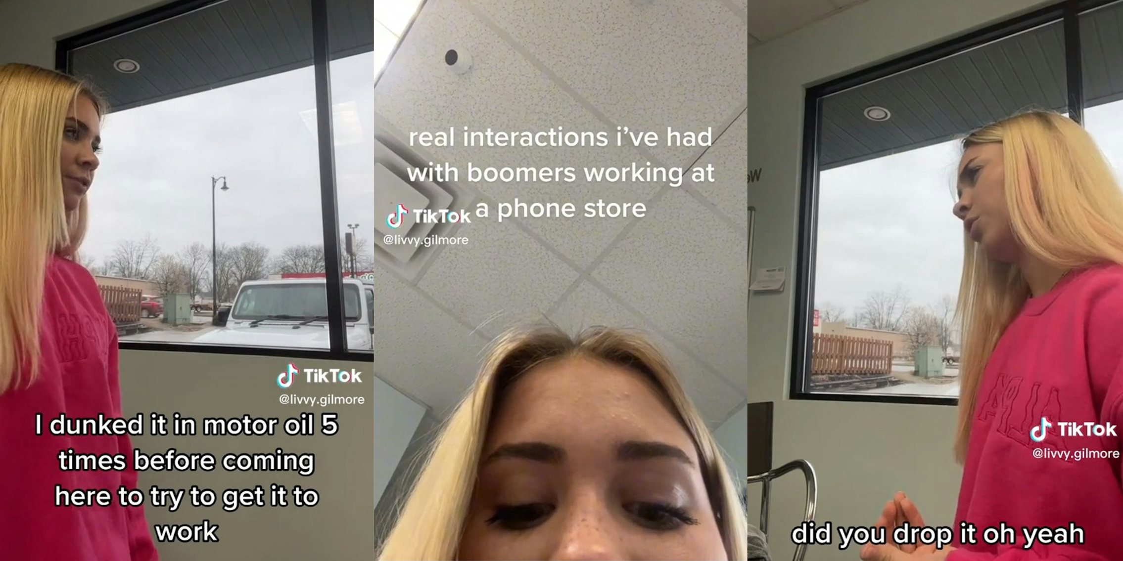 Worker shares frustrating interactions she'd had with boomers while working at a phone store