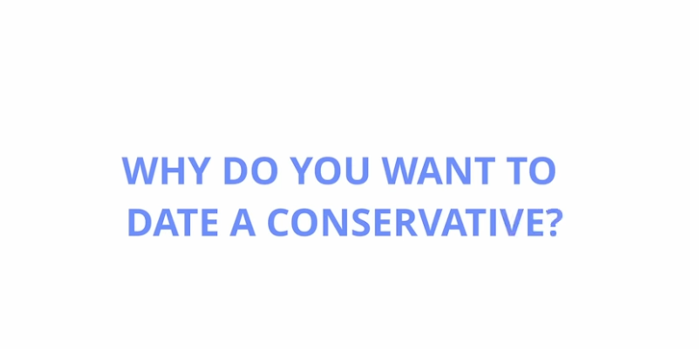the right stuff app asking question about dating conservatives