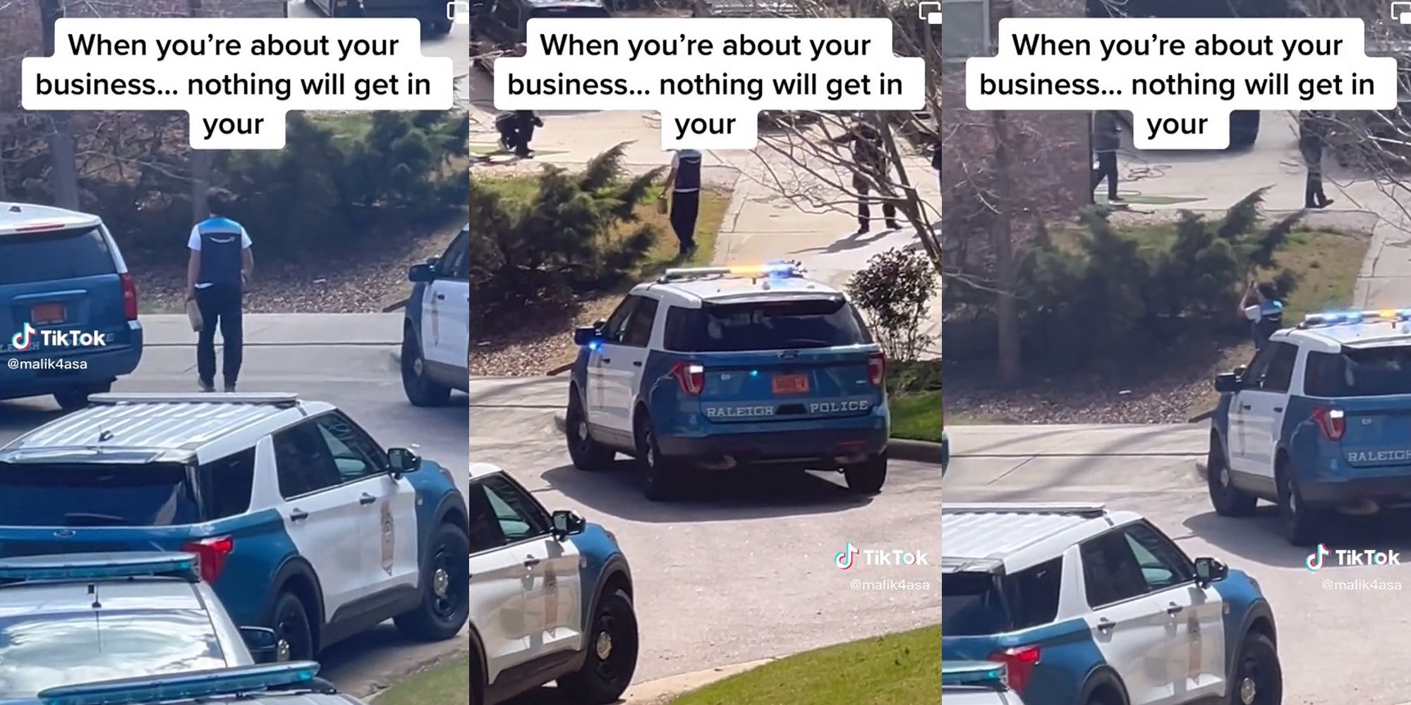 Amazon Driver Delivers Package During Police Standoff