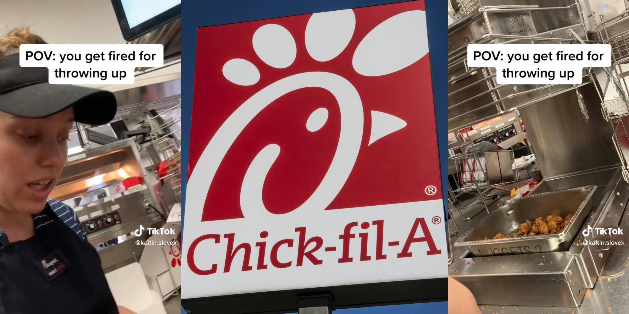 Chick-fil-A Worker Says They Were Fired for Throwing Up