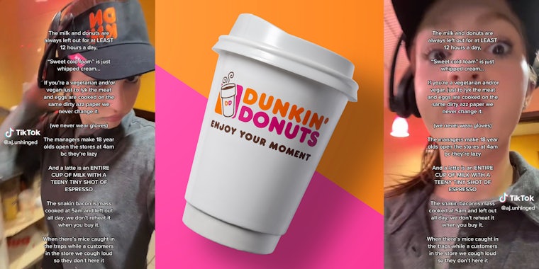 dunkin donuts employee