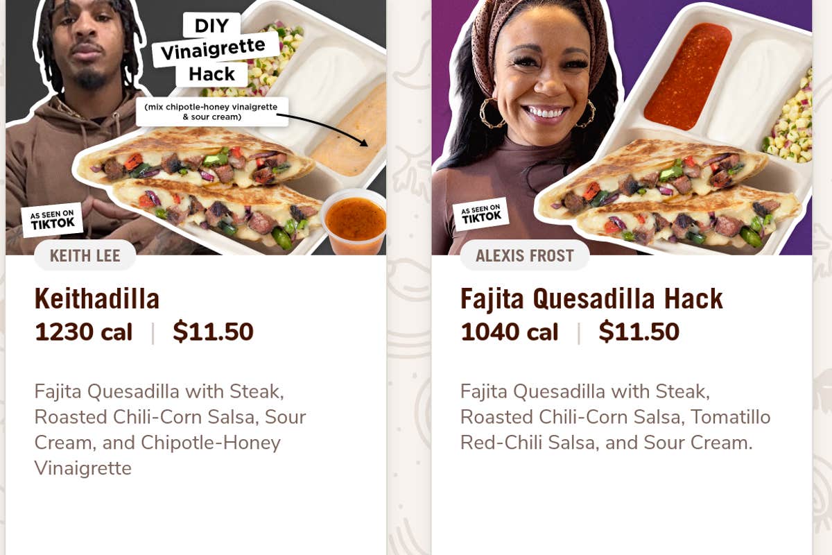 Chipotle Customer Shocked at Viral 'Keithadilla' Costing 16