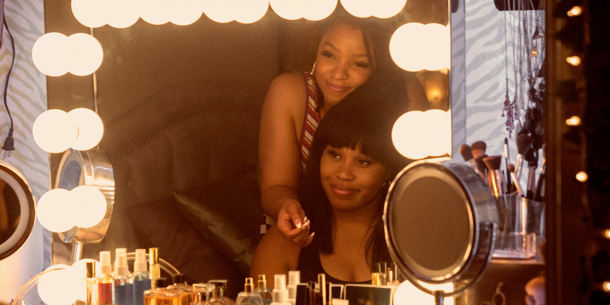 chloe bailey (left) and dominique fishback (right) in swarm