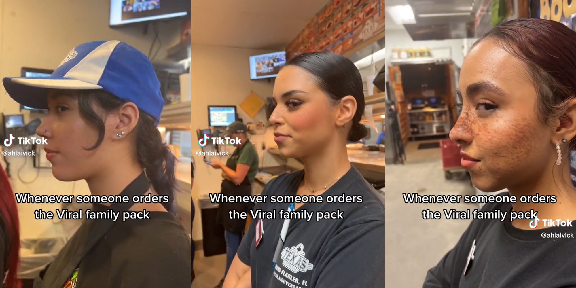 texas roadhouse servers 'side-eye'