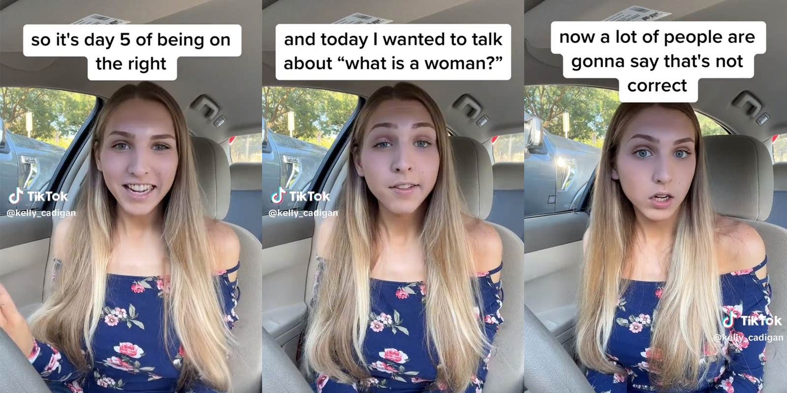 Kelly Cadigan Trans TikToker receives backlash for her newfound right-wing views