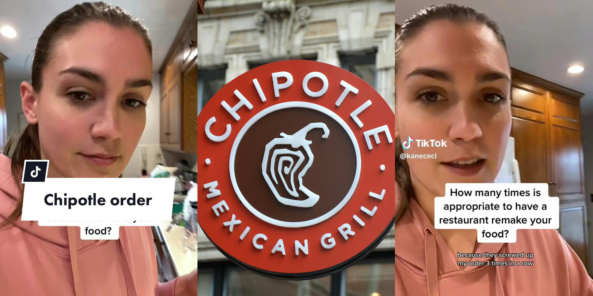 Customer says she had to cook Chipotle quesadilla at home after workers messed up her order 3 times