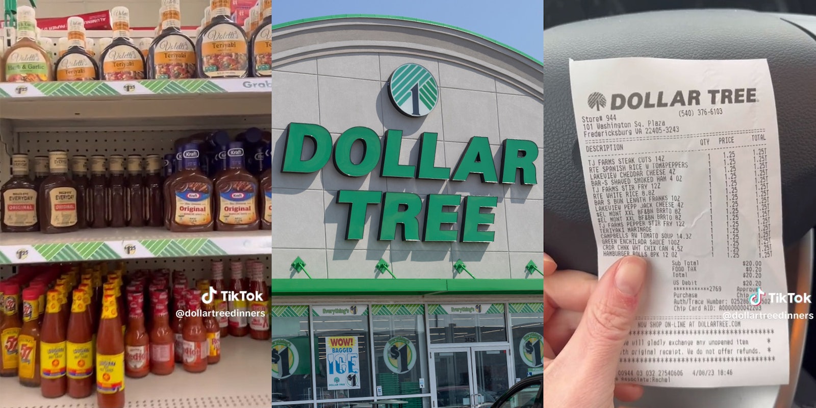 Customer cooks 4 dinners out of $20 Dollar Tree grocery haul