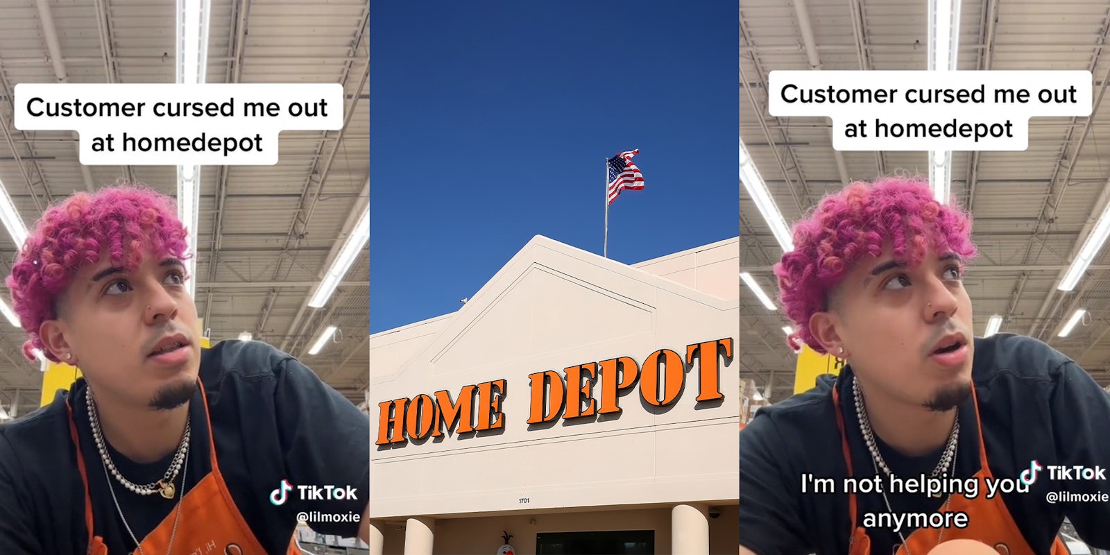 Home Depot worker berated by customer over what’s in stock