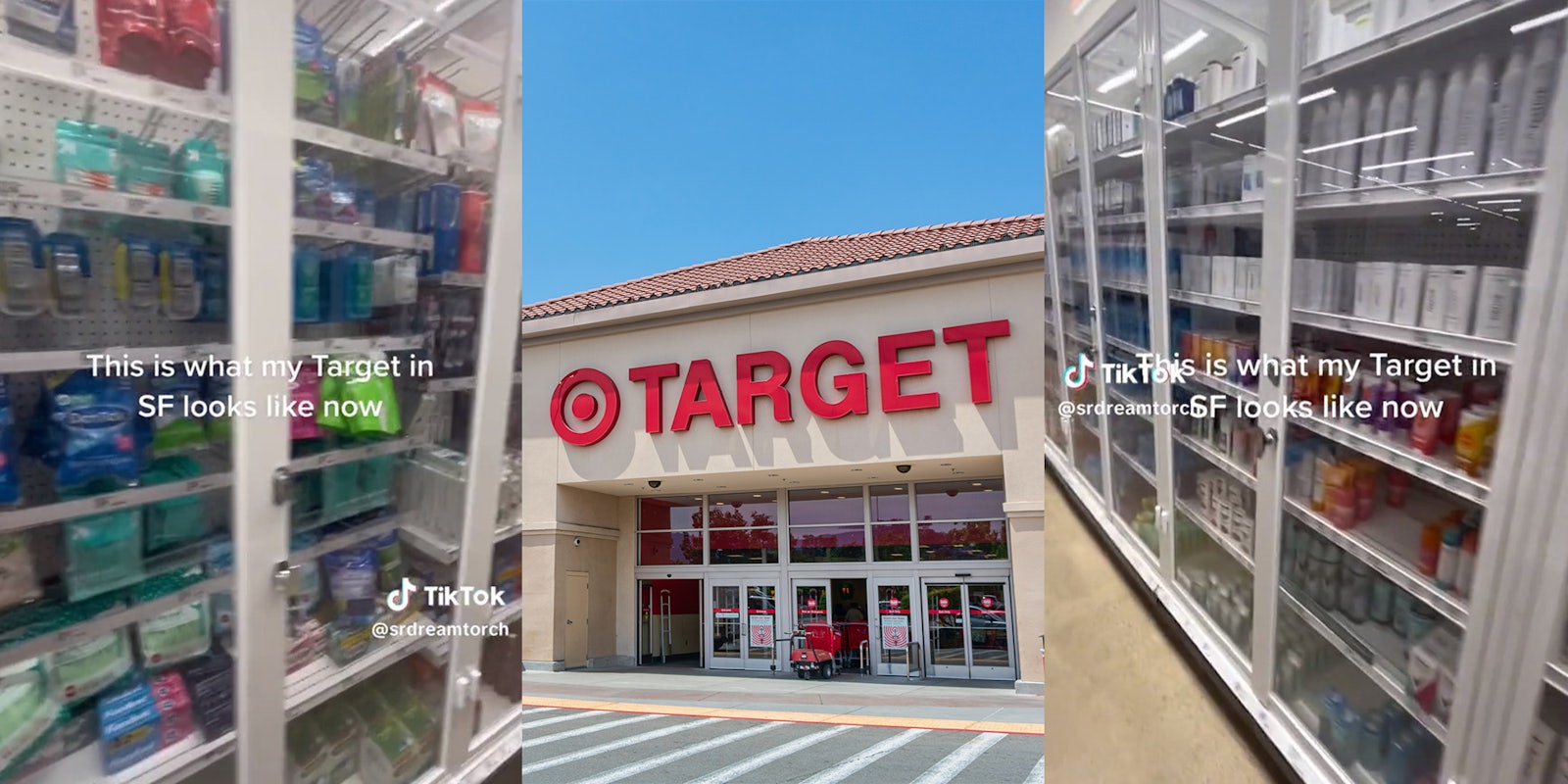 Target store puts everything on locked shelves