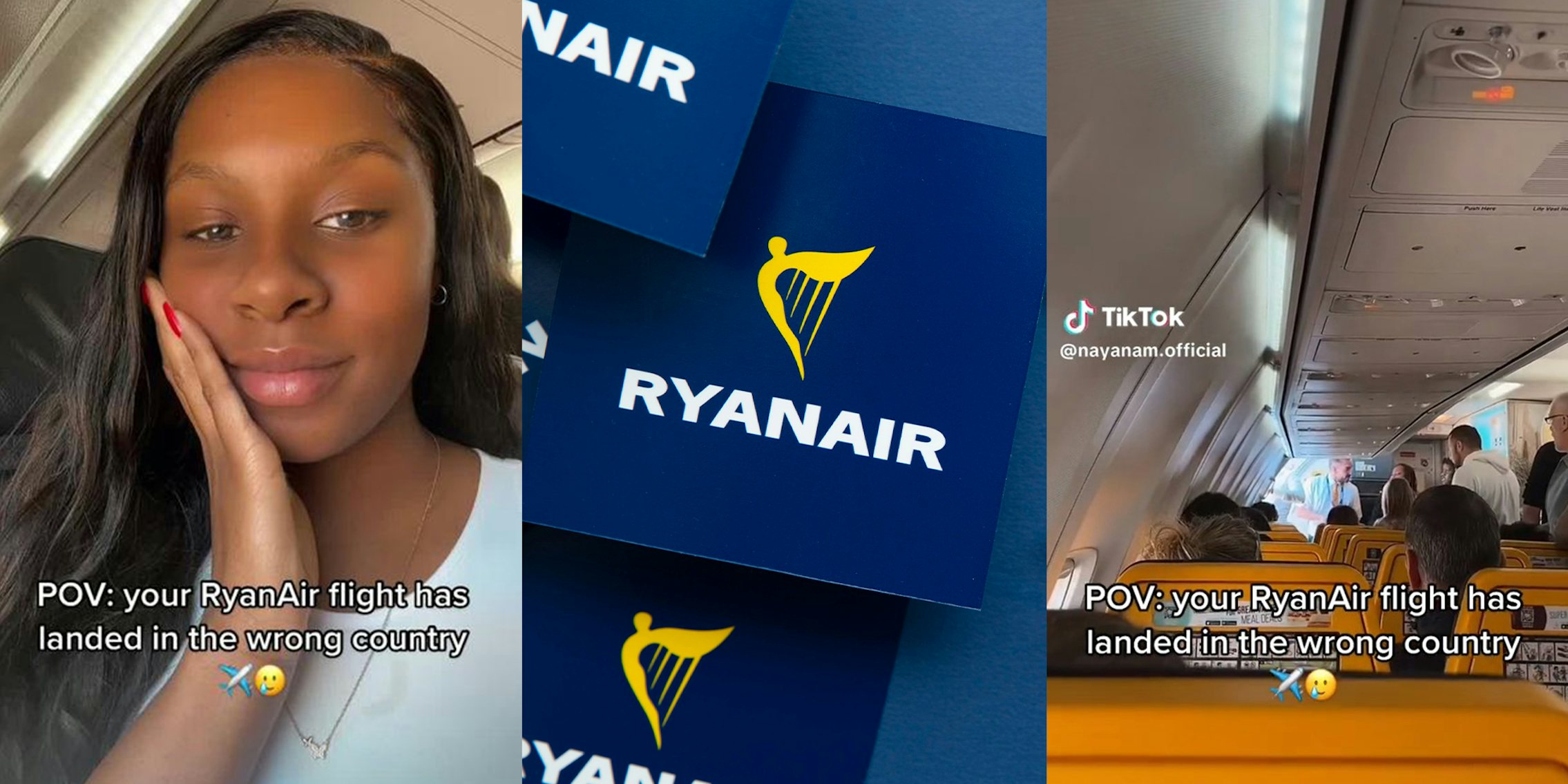 RyanAir passenger says her flight landed in the wrong country