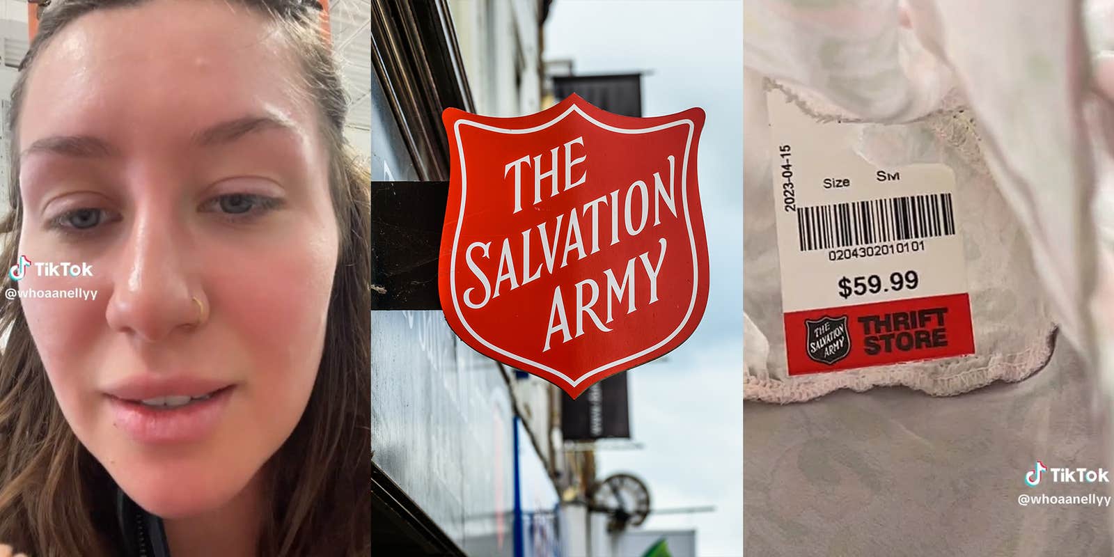 Customer Slams the Salvation Army for Selling Aritzia Shirt for 60