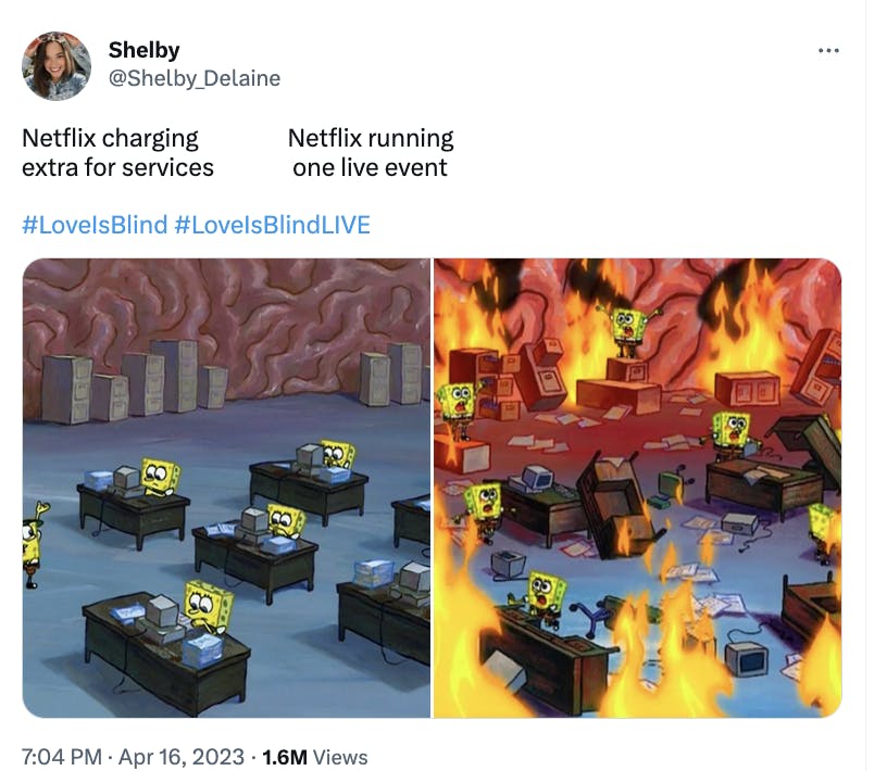 spongebob office on fire meme