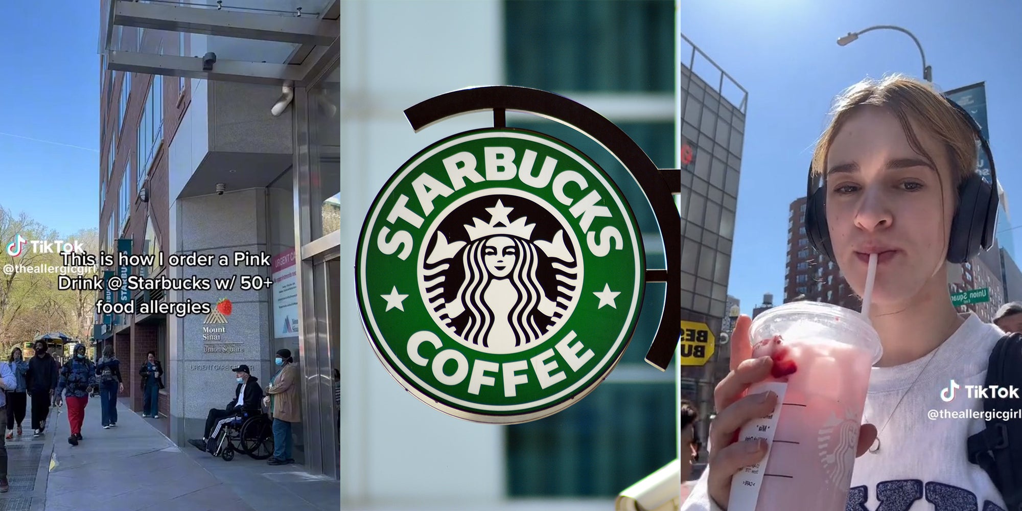 Woman With 50 Food Allergies Orders Pink Drink at Starbucks