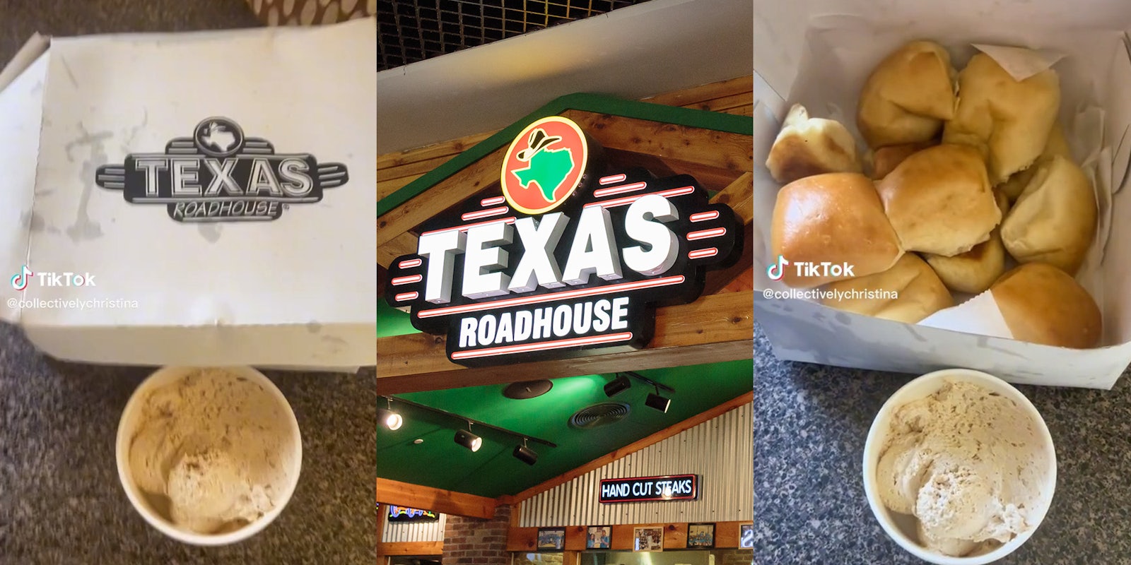 Women gets a dozen Texas Roadhouse rolls for $5