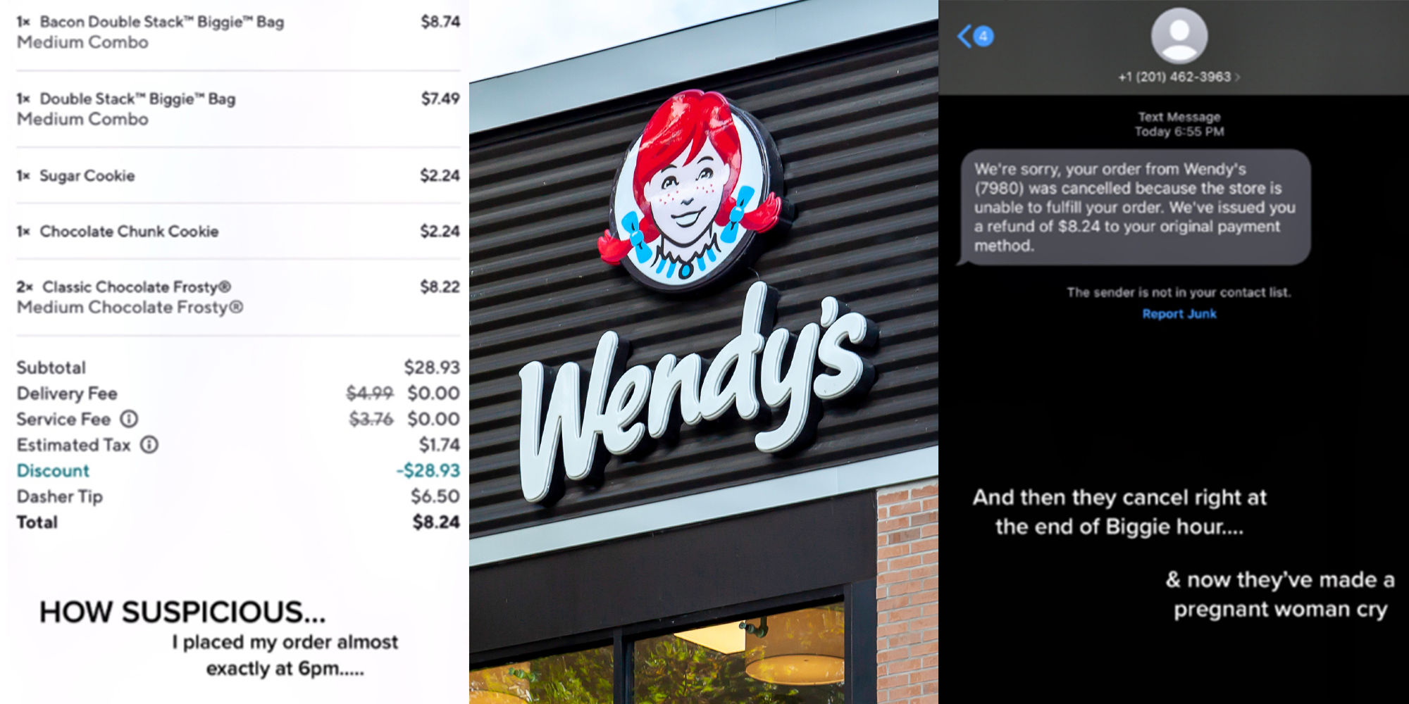 Customer Calls Wendy s Biggie Hour Promotion a Scam