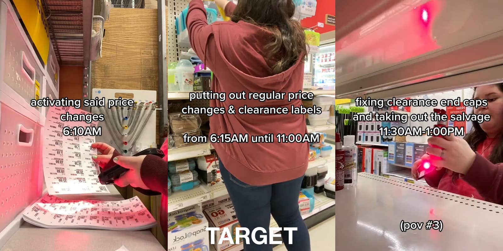 Target Worker Shares All the Price Changes She Has to Make in One Shift