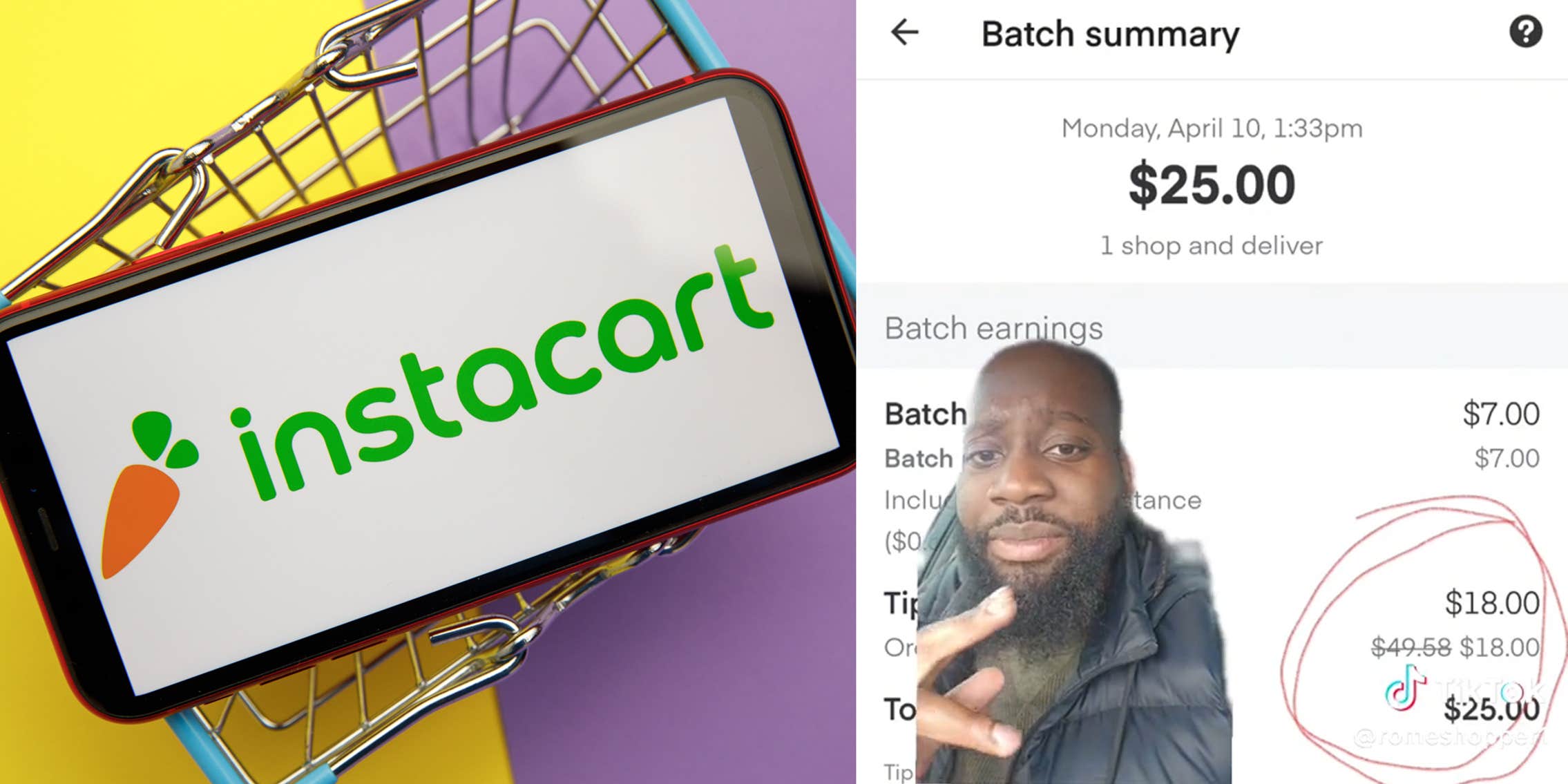 Instacart Shopper Slams Customer Who TipBaited Him Despite 5Star Review