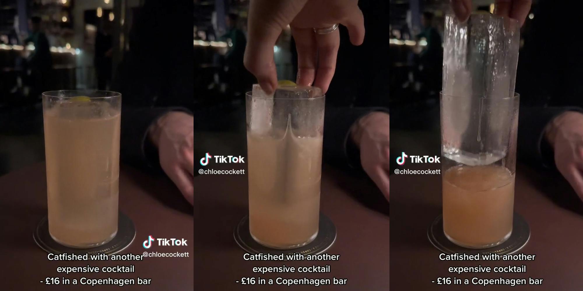 Bar Patron Complains About Long Ice Cube in 'Expensive' Drink