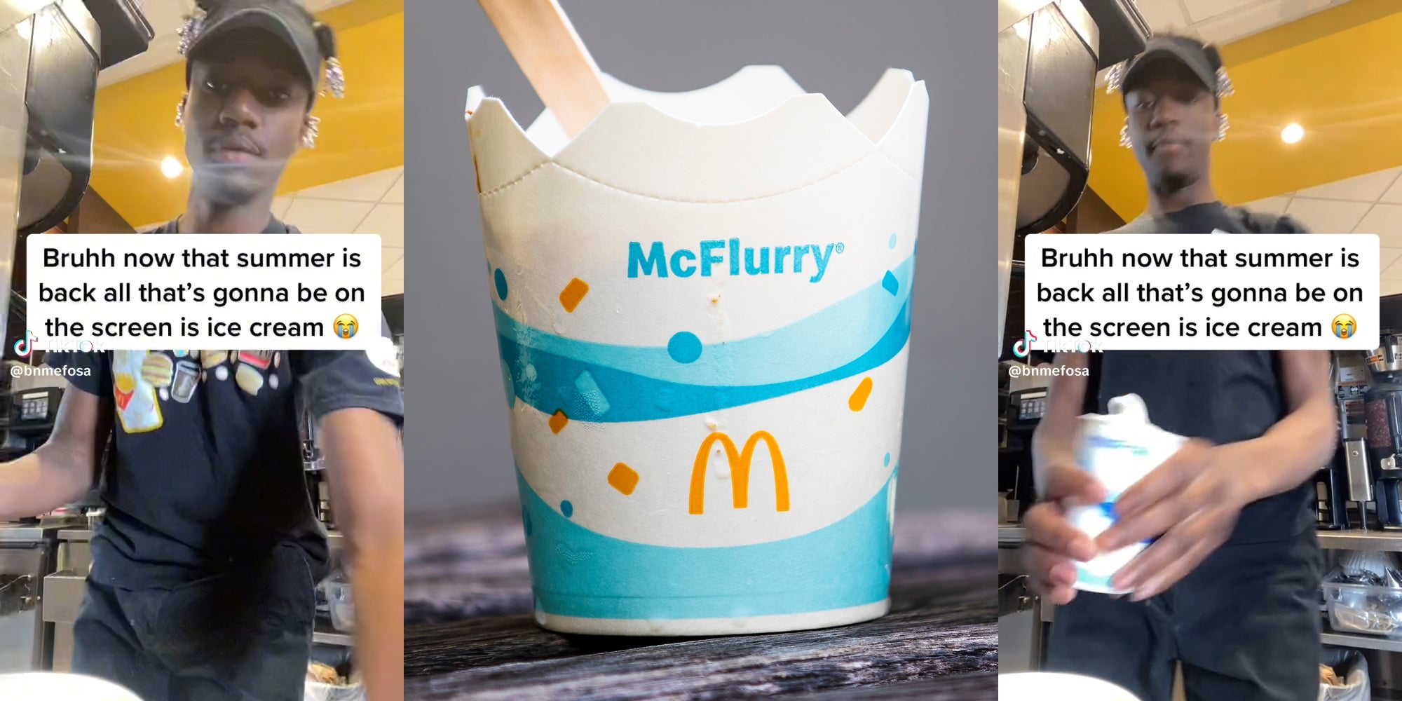 McDonald’s Worker Prepared For Onslaught Of Ice Cream Orders