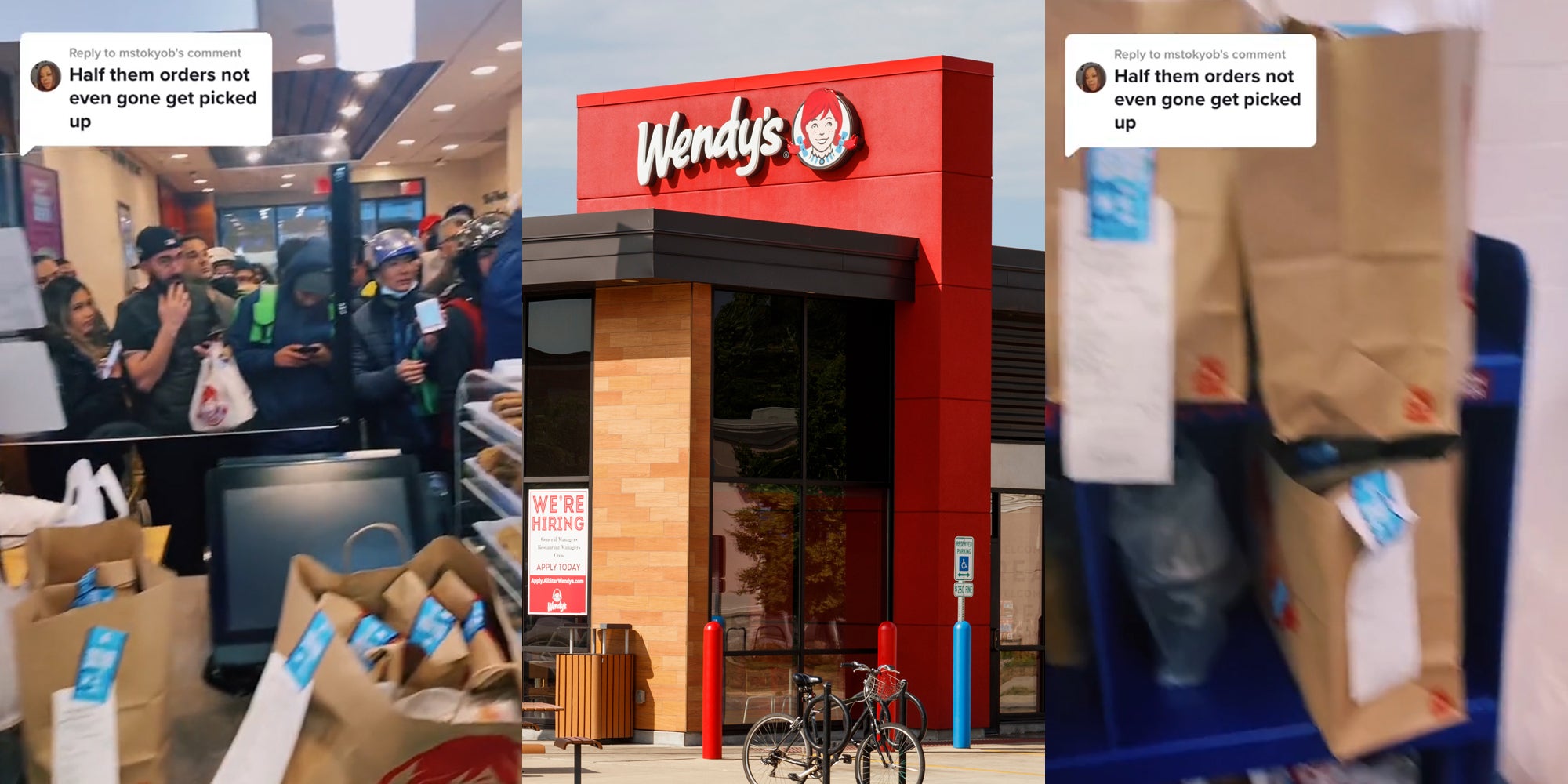 Fast Food Worker Shows Wendy's Overrun With DoorDash Orders