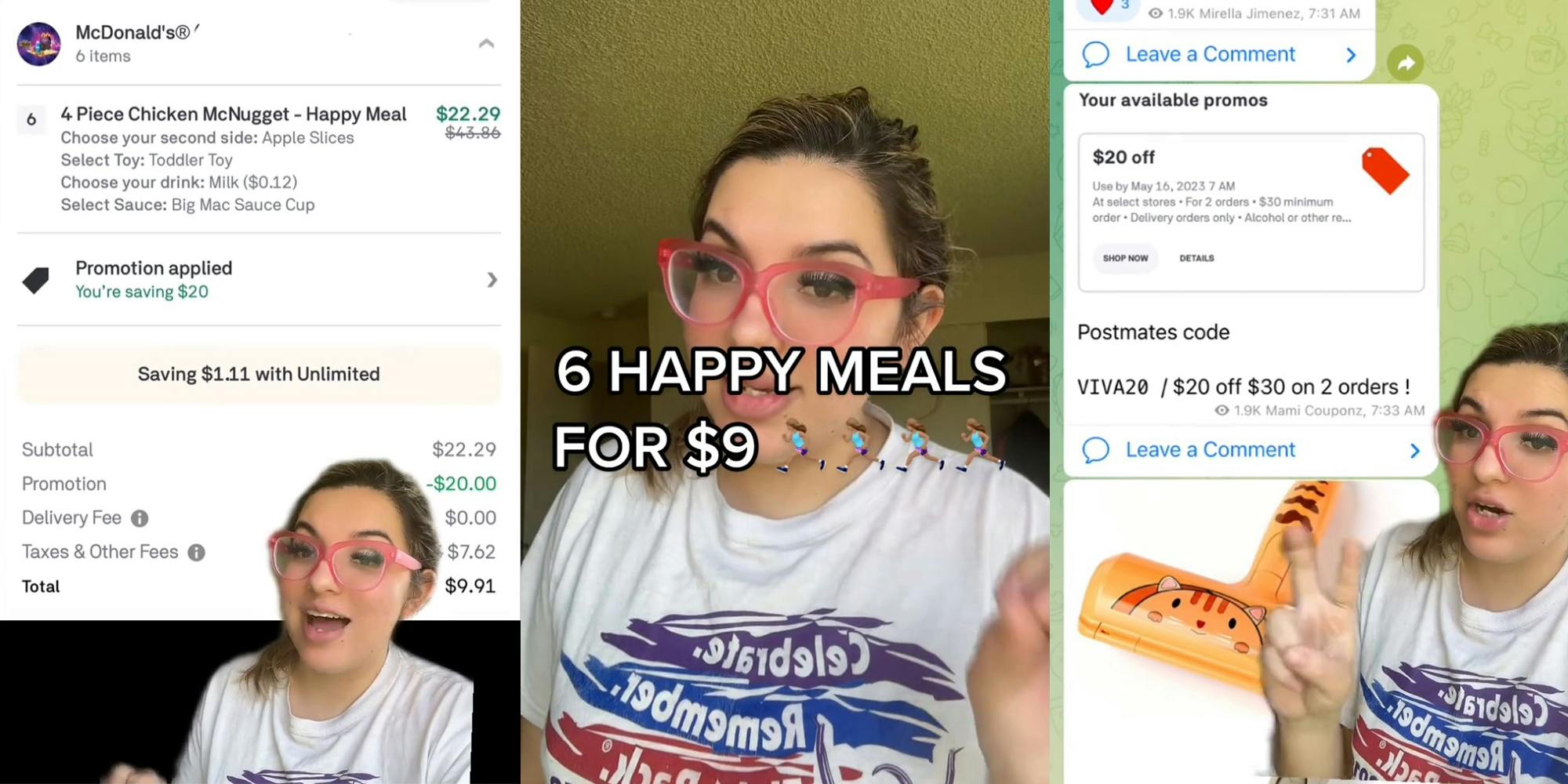 McDonald’s app customer shows how to get 6 Happy Meals for $9