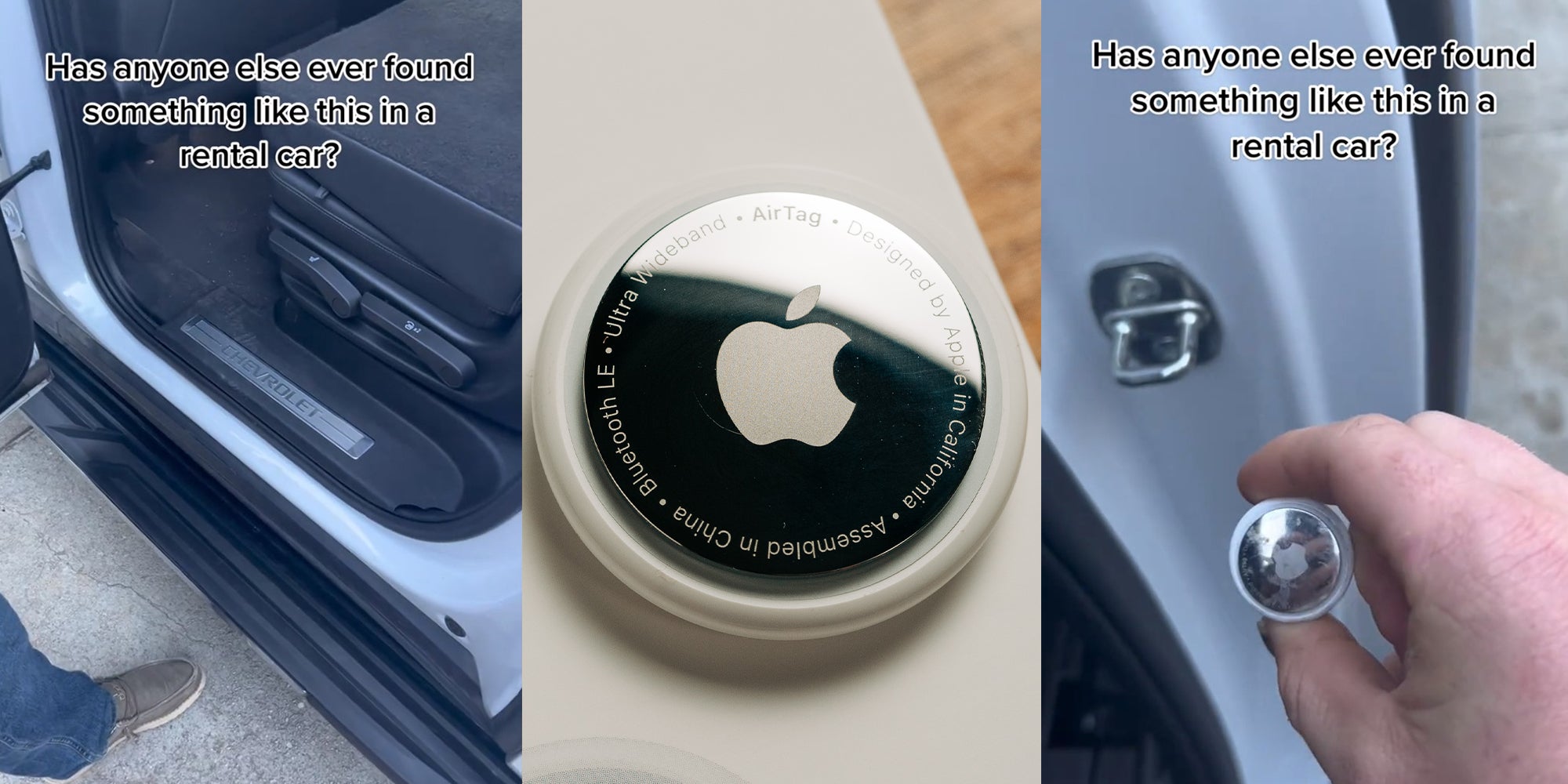Customer Finds Apple AirTag Hidden Inside Rental Car